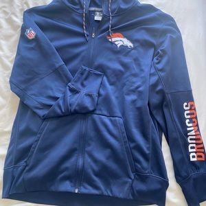 Men’s Denver Broncos XL Therma-Fit Zip Up Hoodie
